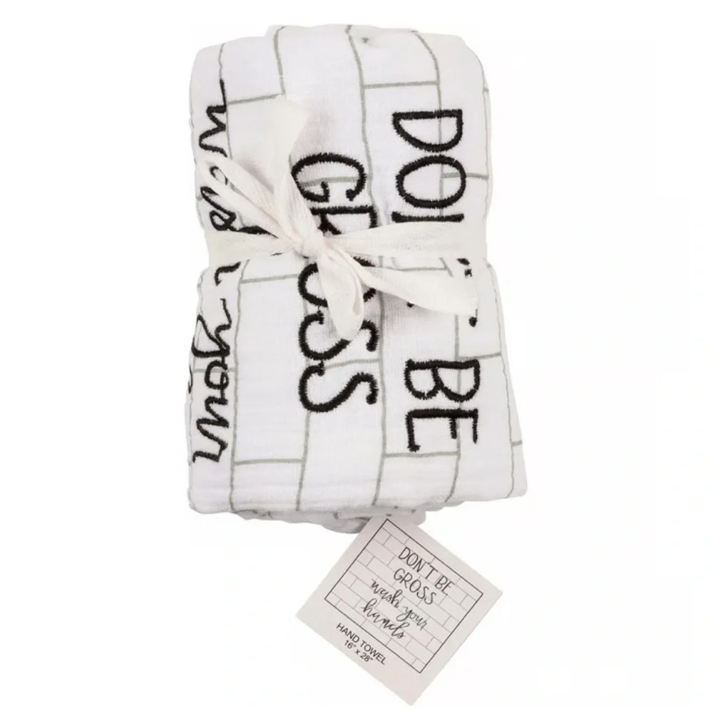 Primitives by Kathy “Don’t Be Gross” Bathroom Hand Towel
